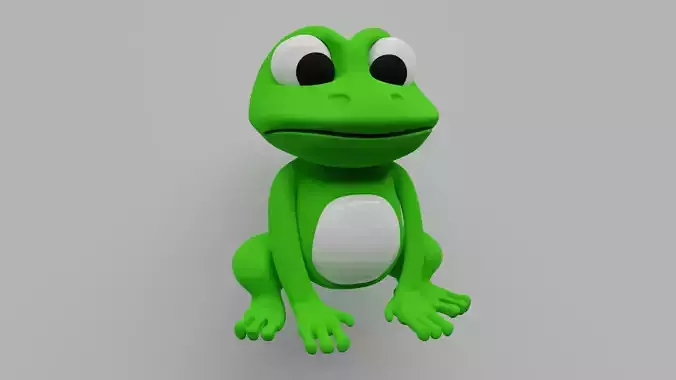 cartoon frog