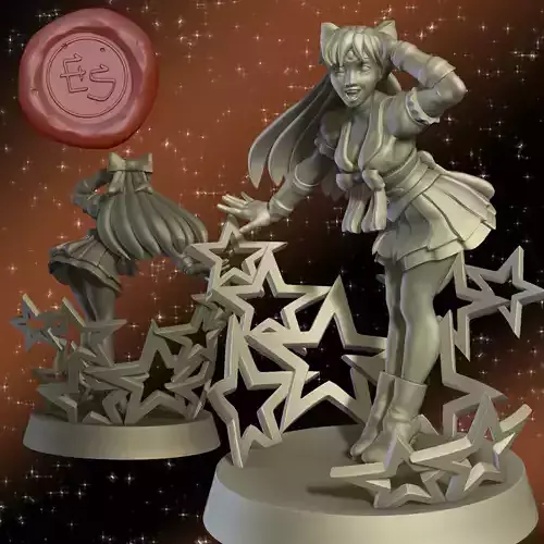 Sailor Venus Minako Aino 3D Print Miniature 3D print model