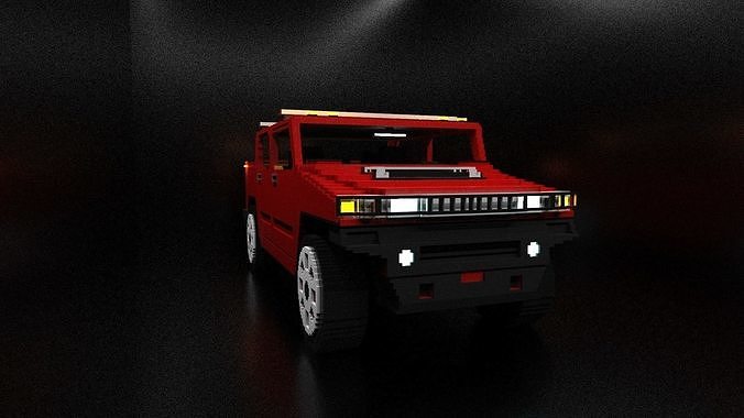 Hummer H2 Free low-poly 3D model