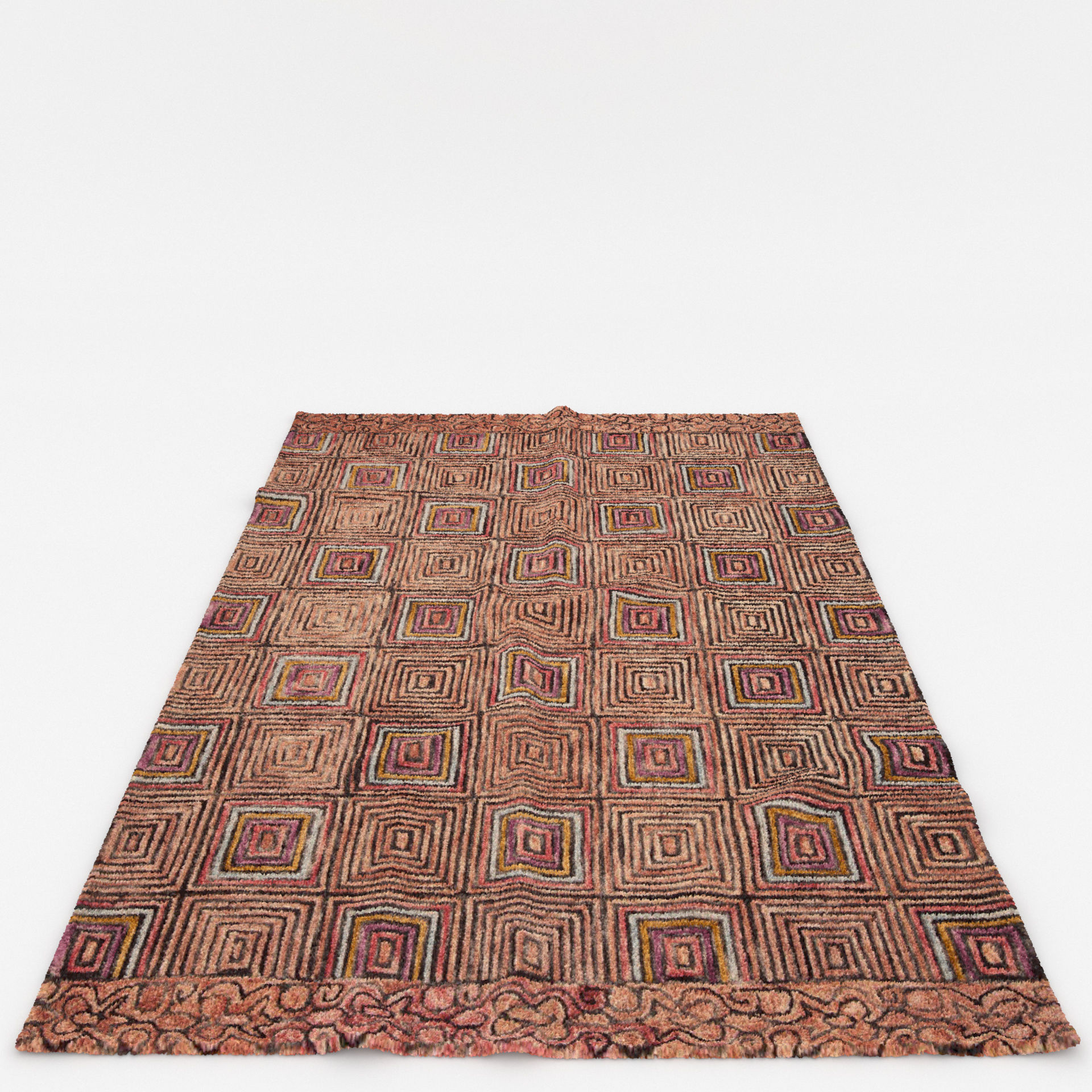 Rugs No 192 Low-poly 3D model_4
