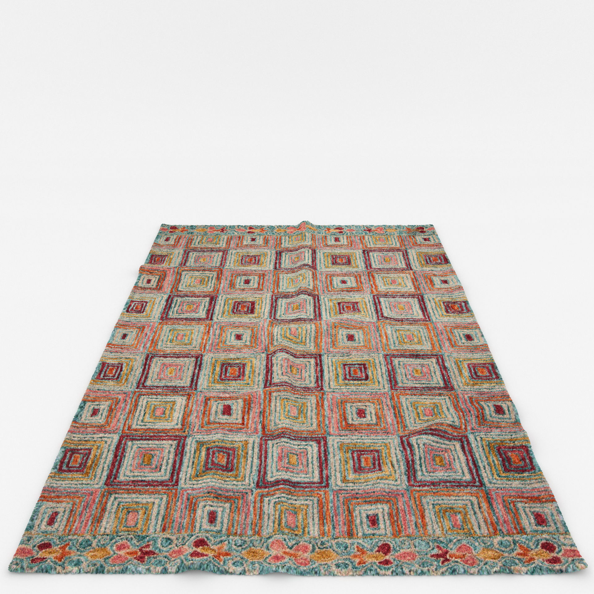 Rugs No 192 Low-poly 3D model_5