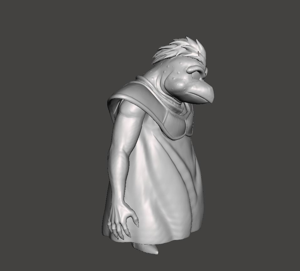 Malaka 3D Model character in dress 3D print model_1
