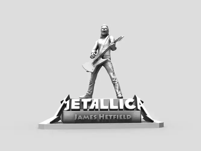 James Hetfield - Metallica 3D printing