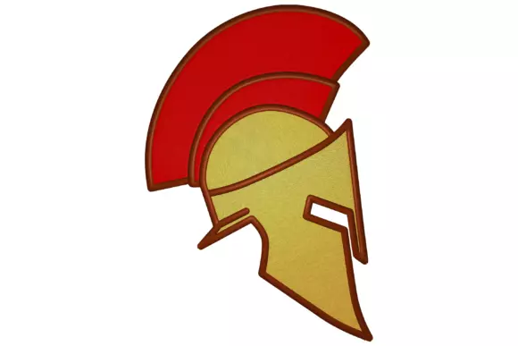 Helmet spartan 3D model