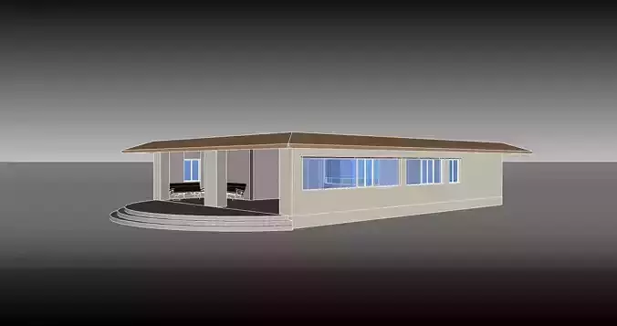 Admin Block 3D model