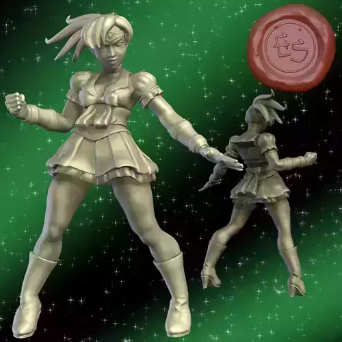 Sailor Jupiter Makoto Kino 3D Print Miniature 3D print model