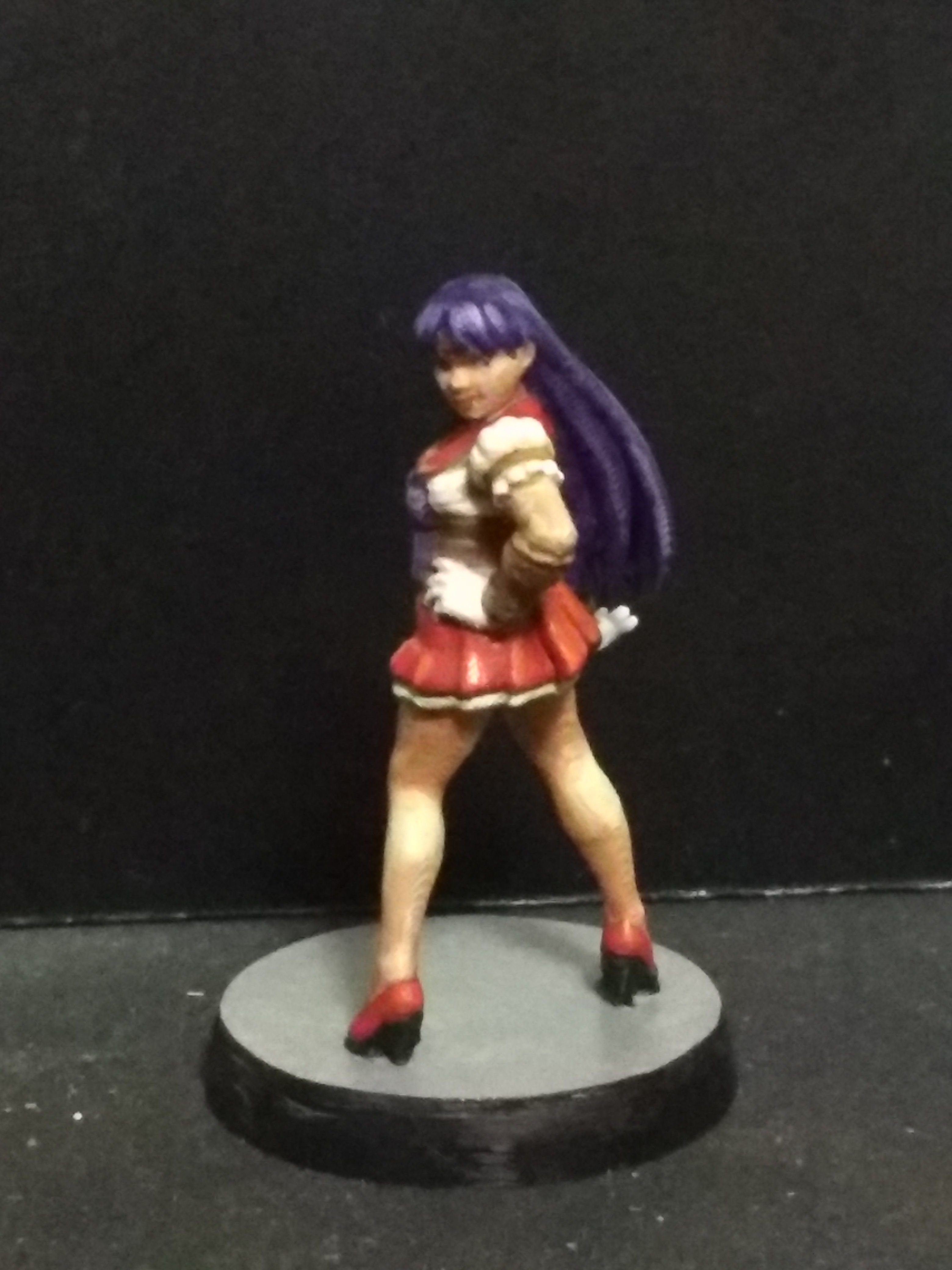 Sailor Mars Rei Hino 3D Print Miniature 3D print model_1