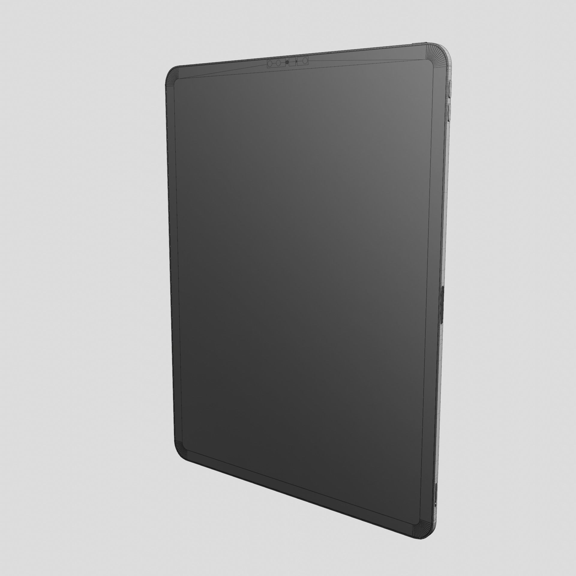 Apple iPad Pro 12-9-inch Wifi Cellular 2021 Silver 3D model_16