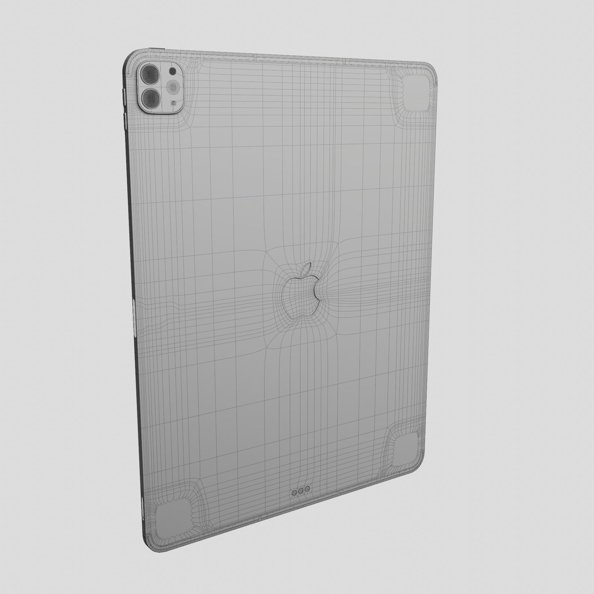 Apple iPad Pro 12-9-inch Wifi Cellular 2021 Silver 3D model_15