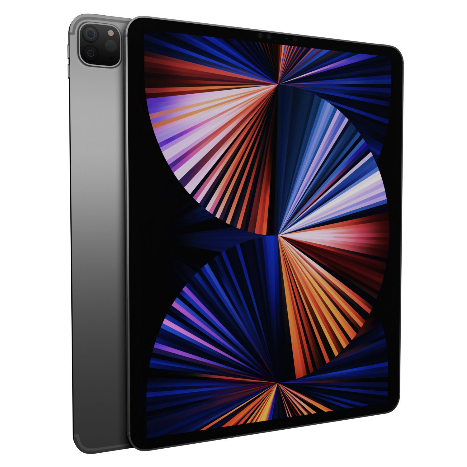 Apple iPad Pro 12-9-inch Wifi Cellular 2021 Silver 3D model_2