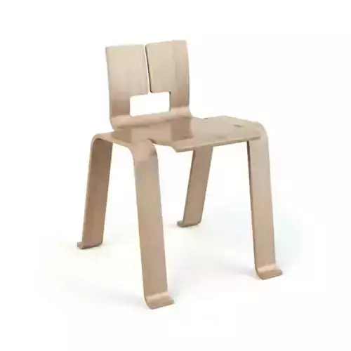 Wooden Armless Chair