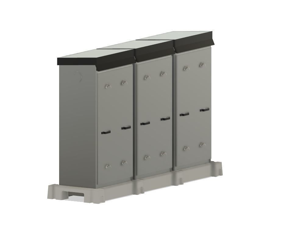 Model Railway Lineside Cabinets Modern 2 3D print model_2