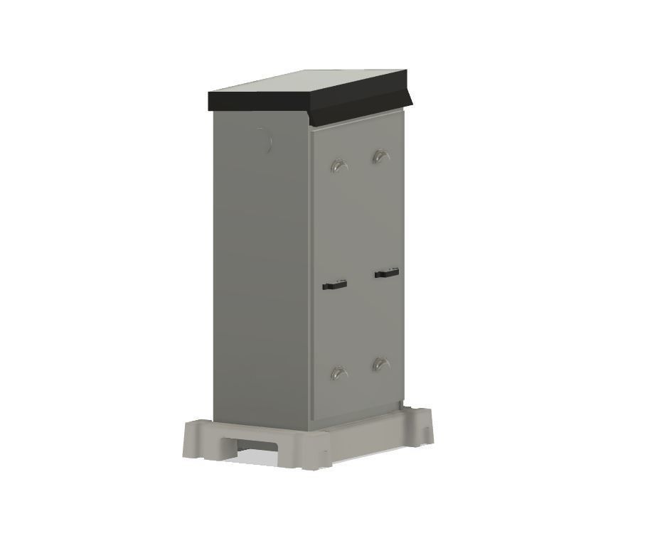 Model Railway Lineside Cabinets Modern 2 3D print model_4