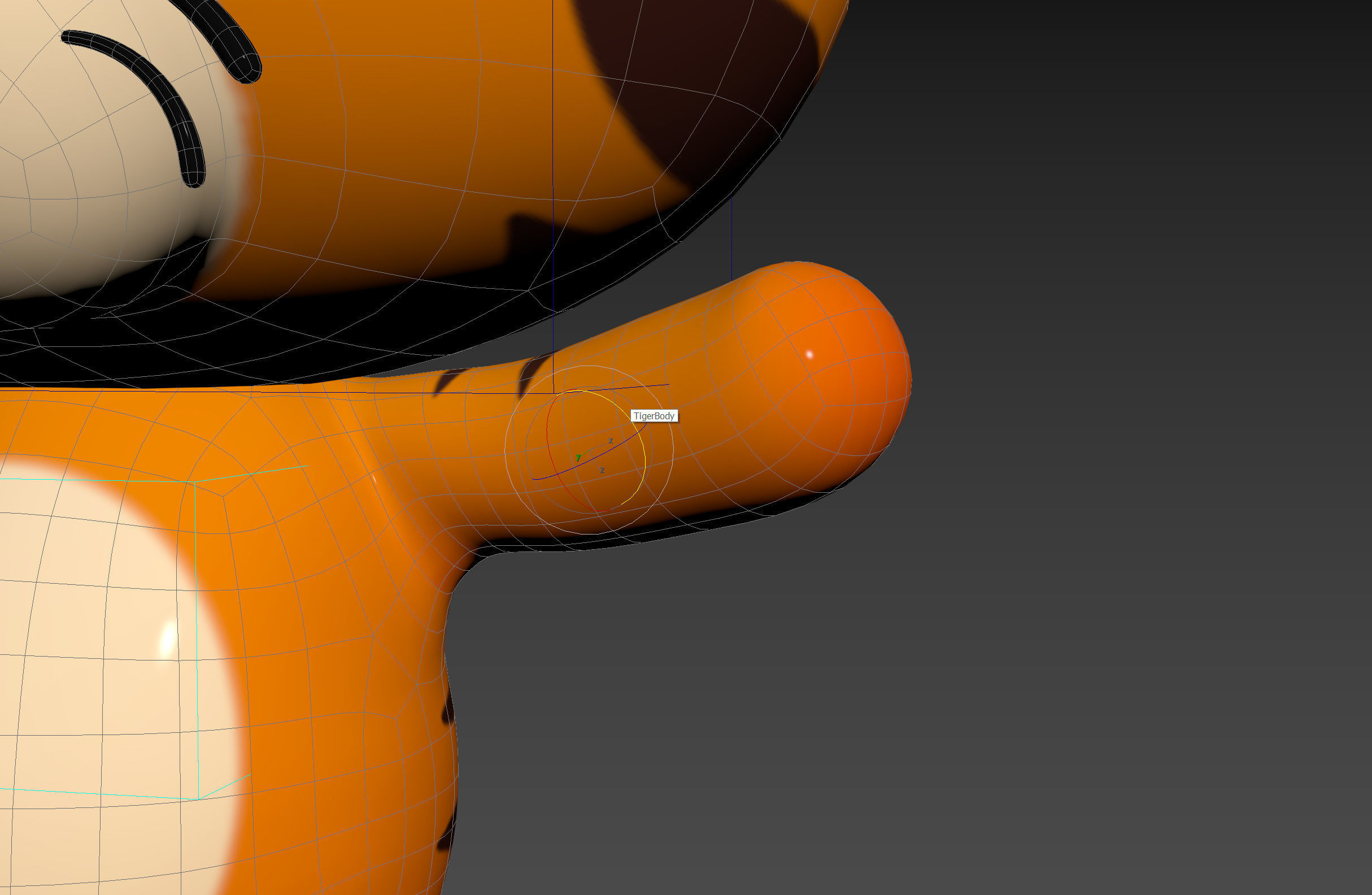 Character128 Rigged Tiger 3D model_18