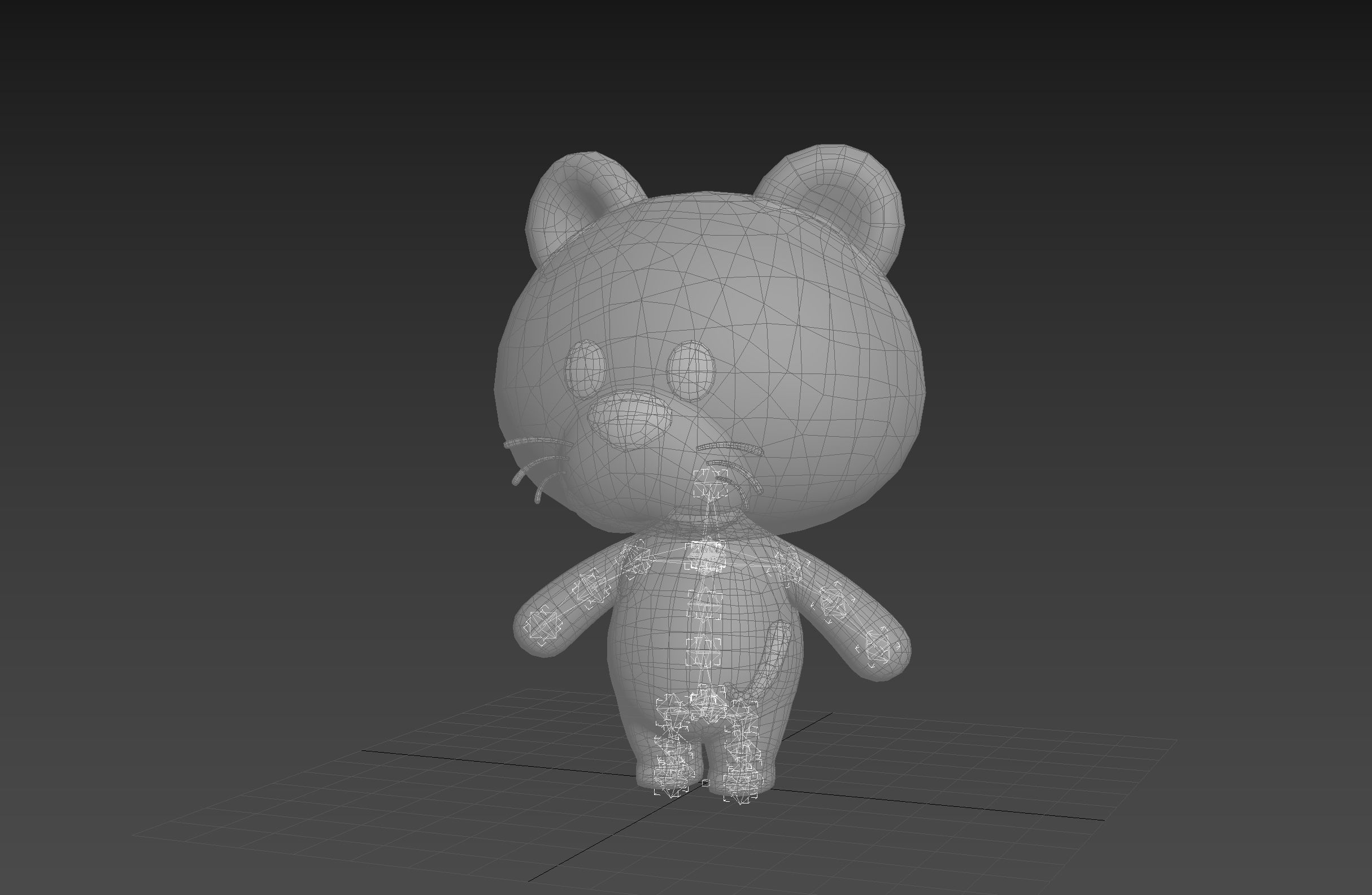 Character128 Rigged Tiger 3D model_22
