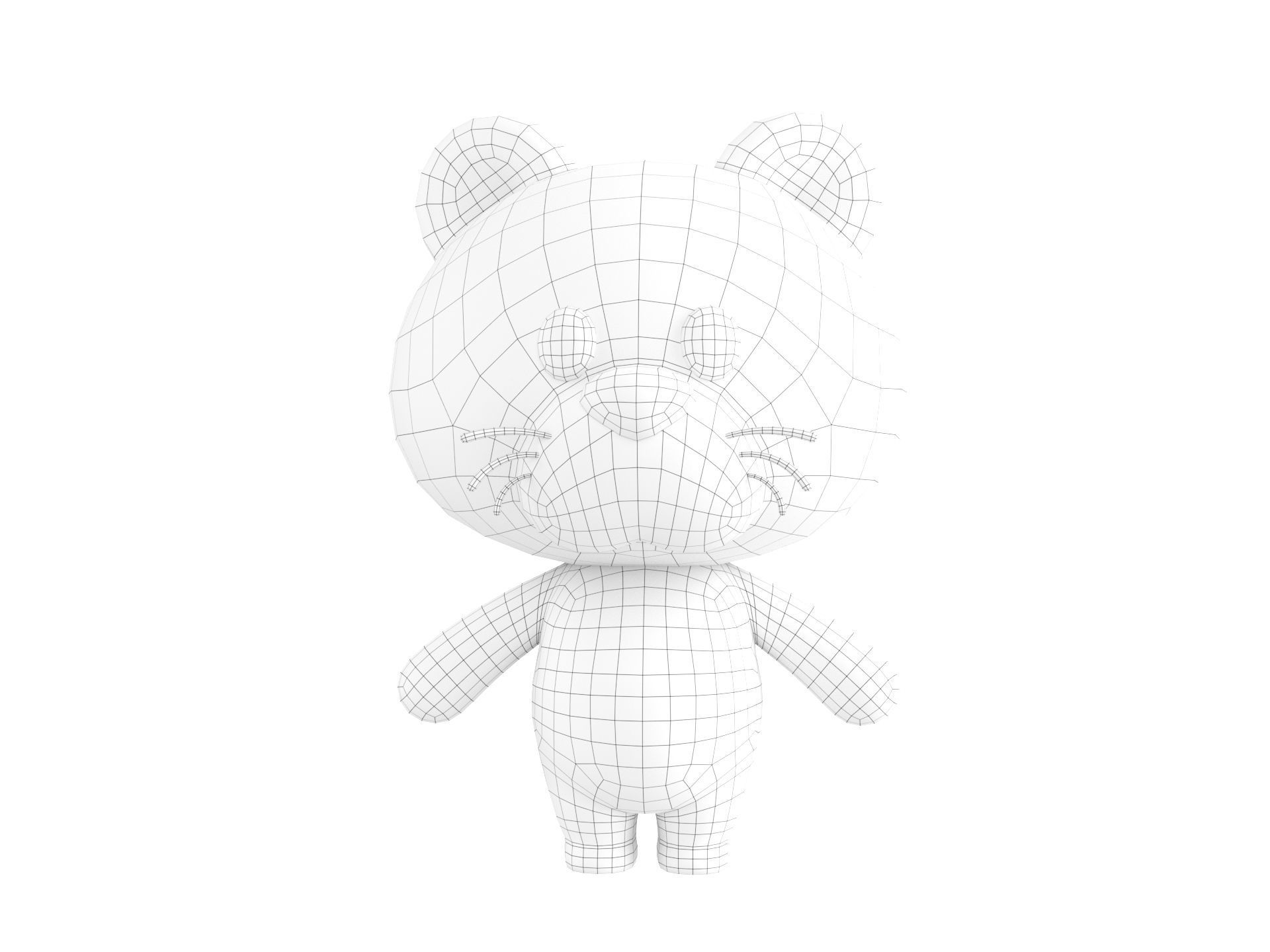 Character128 Rigged Tiger 3D model_23