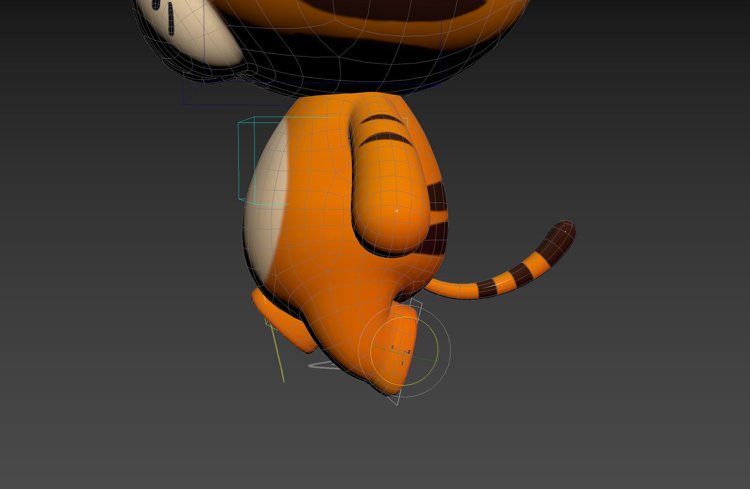 Character128 Rigged Tiger 3D model_20