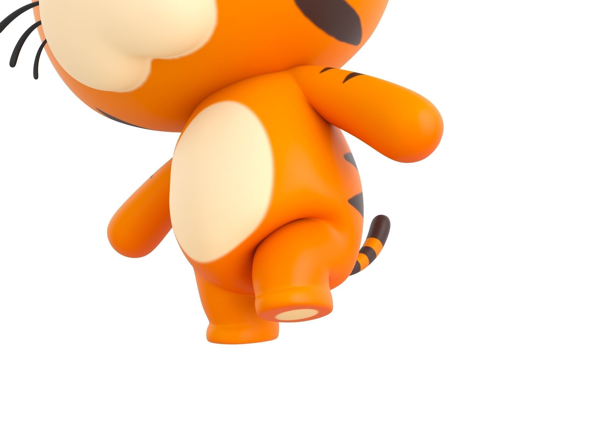 Character128 Rigged Tiger 3D model_9