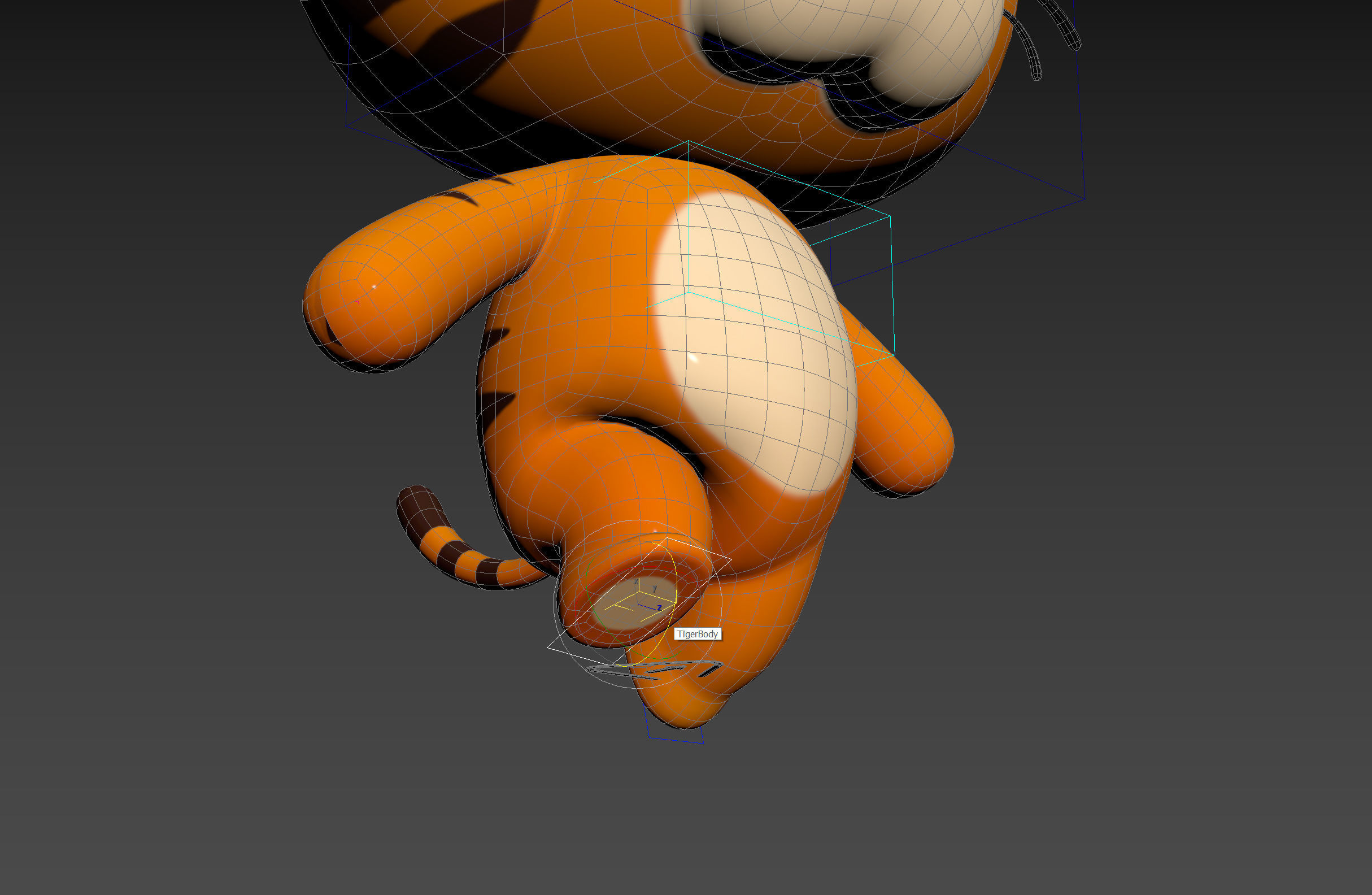 Character128 Rigged Tiger 3D model_21