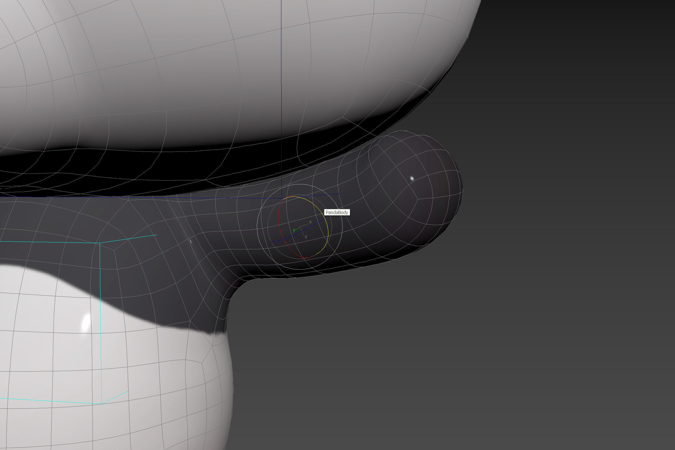 Character129 Rigged Panda 3D model_18
