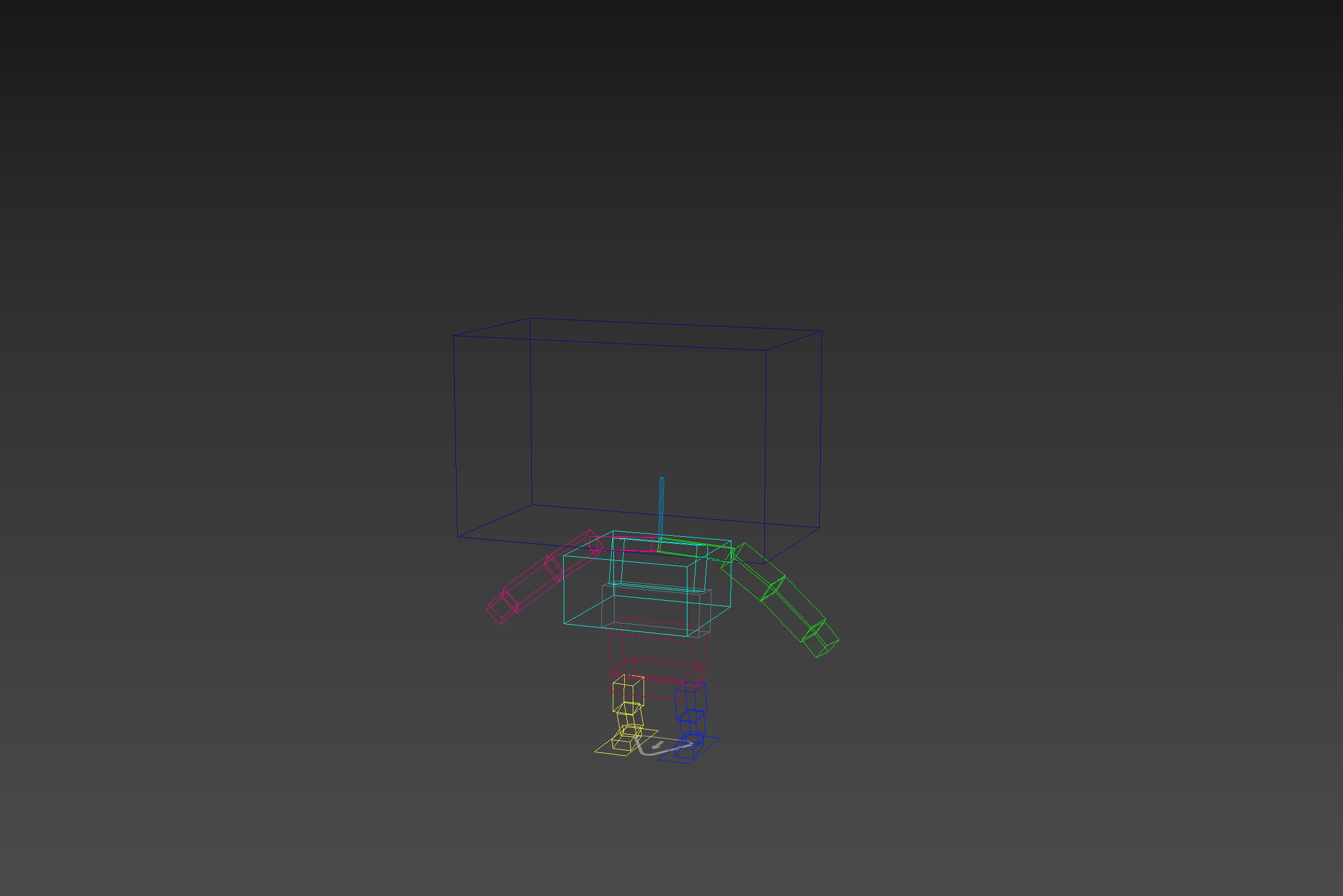Character129 Rigged Panda 3D model_12