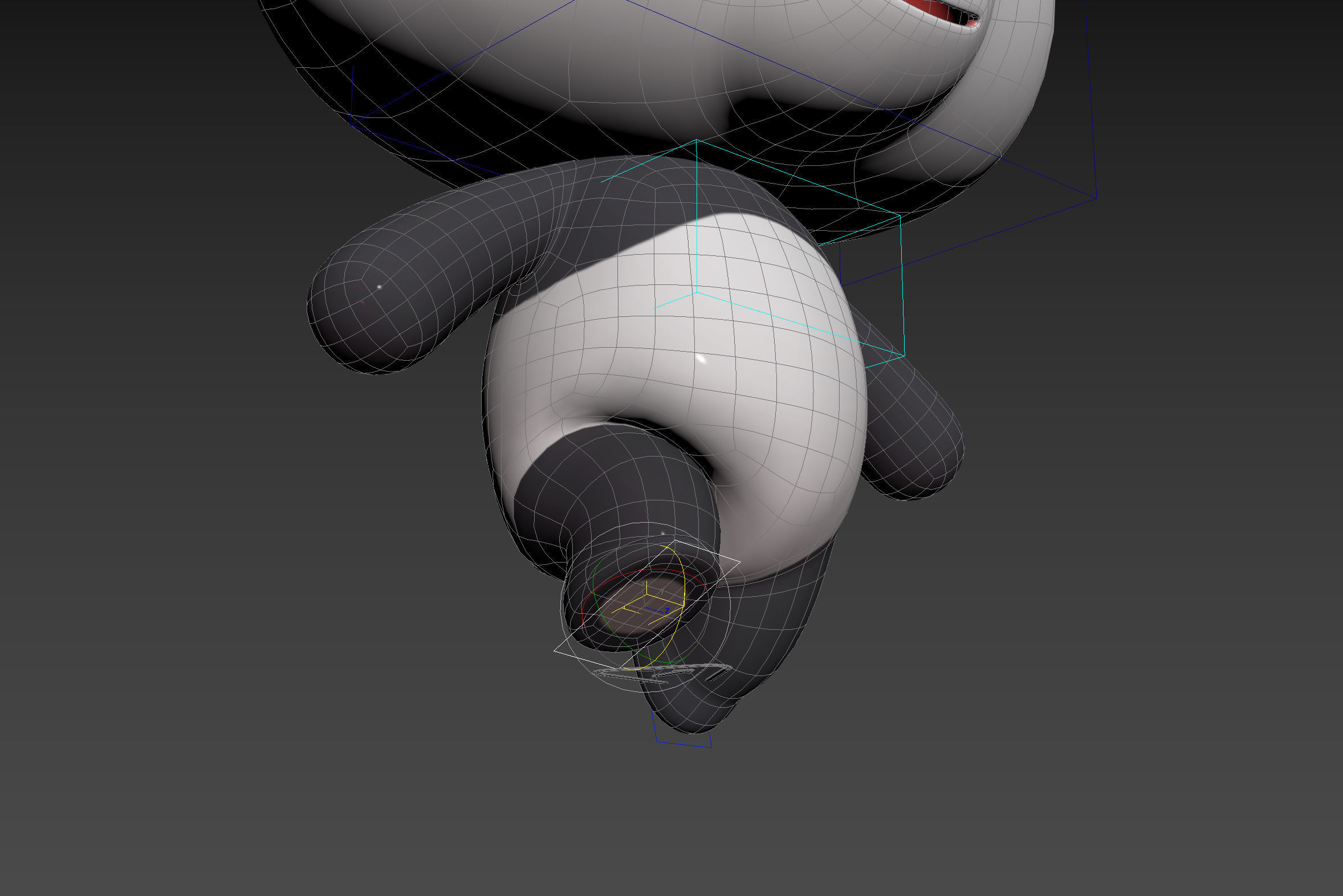Character129 Rigged Panda 3D model_21
