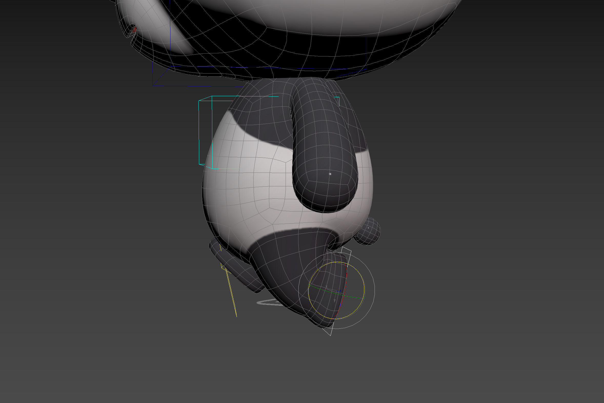 Character129 Rigged Panda 3D model_20