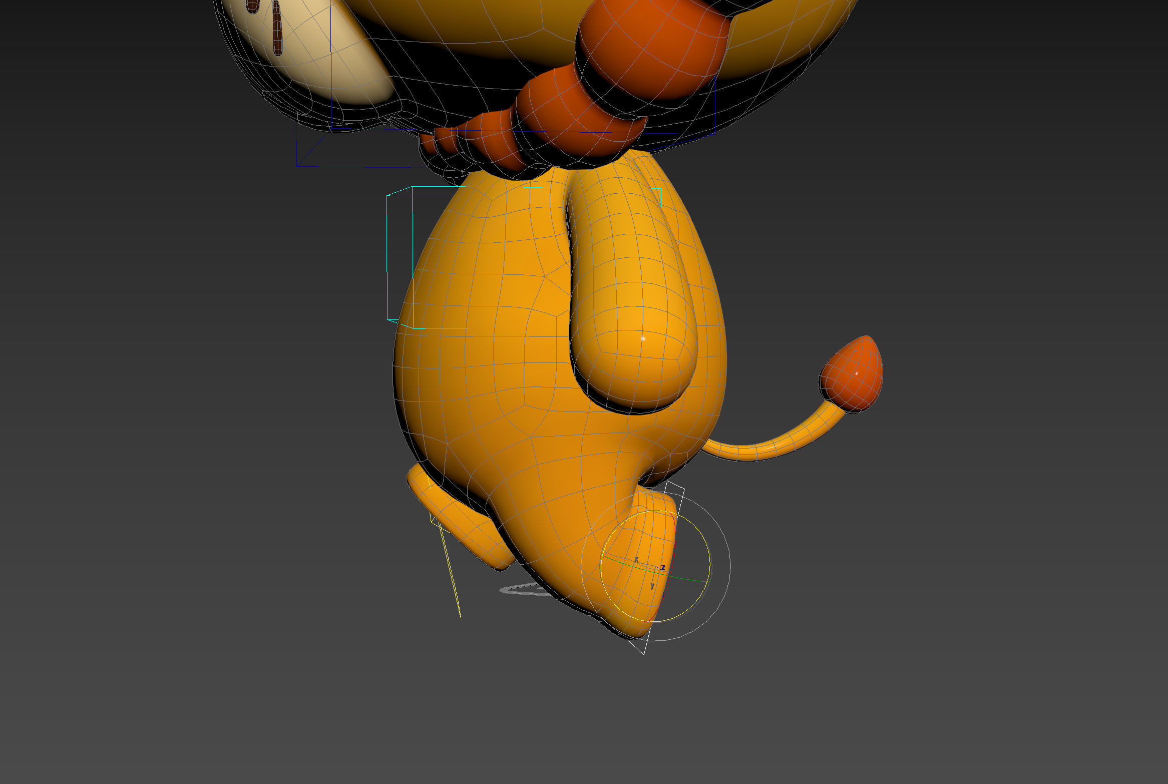 Character130 Rigged Lion 3D model_20