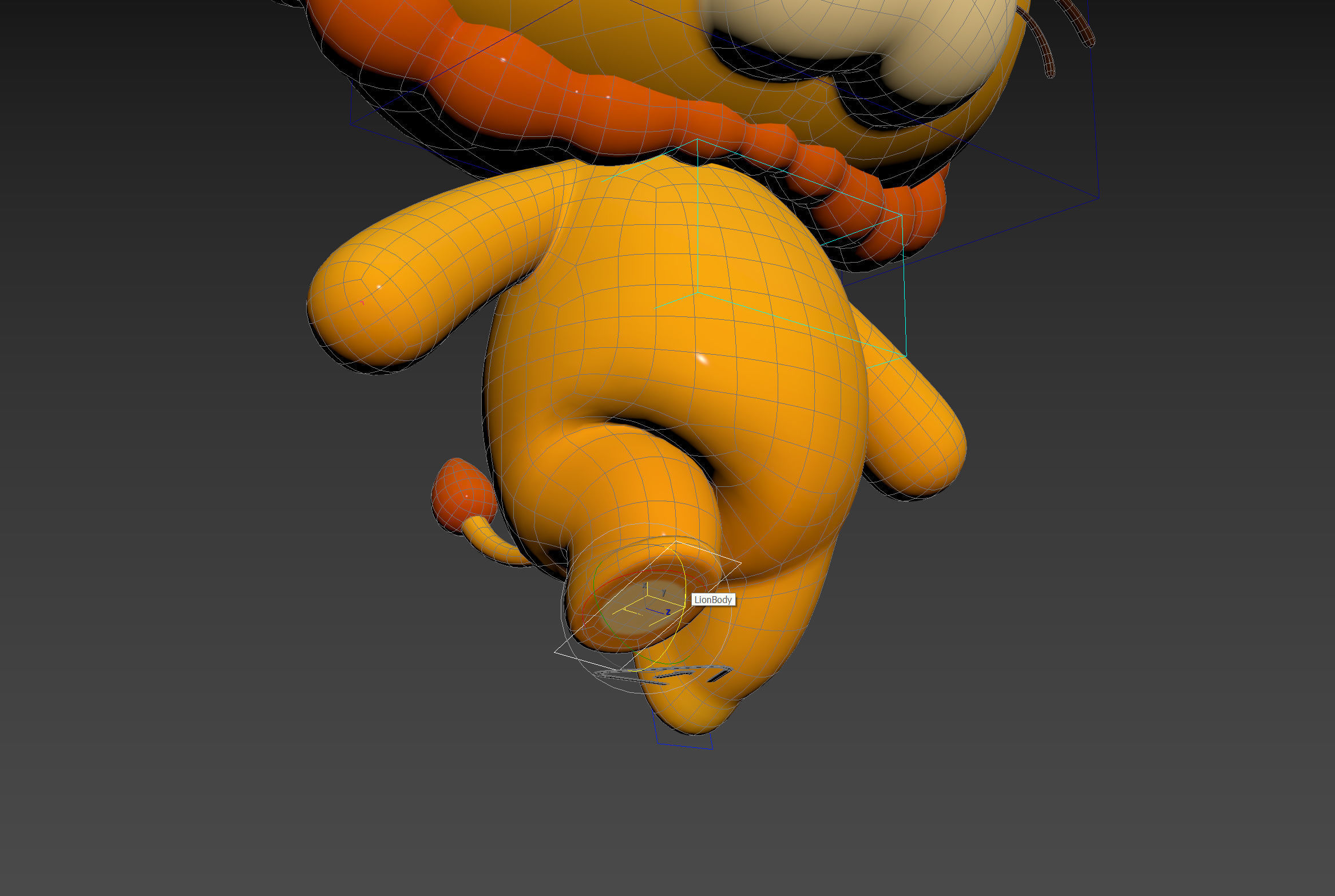 Character130 Rigged Lion 3D model_21