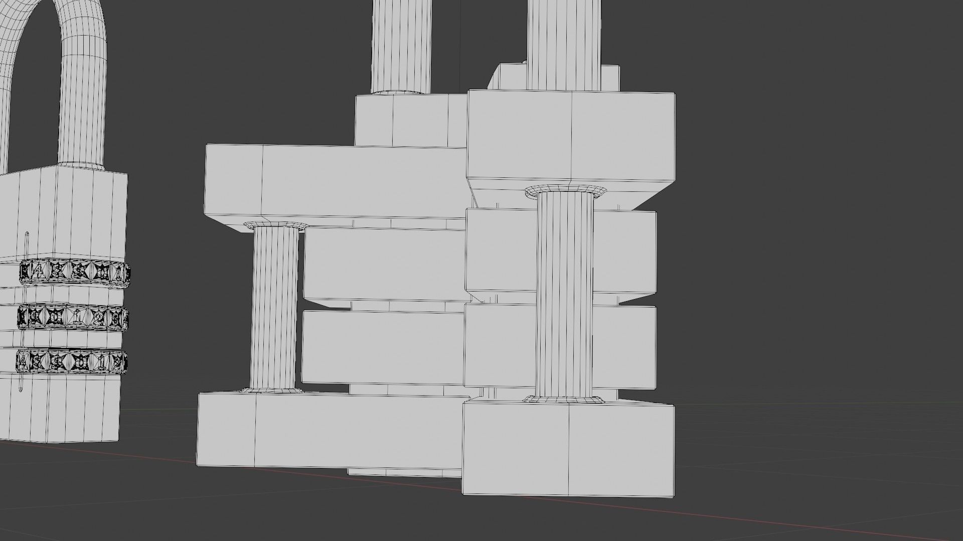 well modeled padlocks 3D model_17