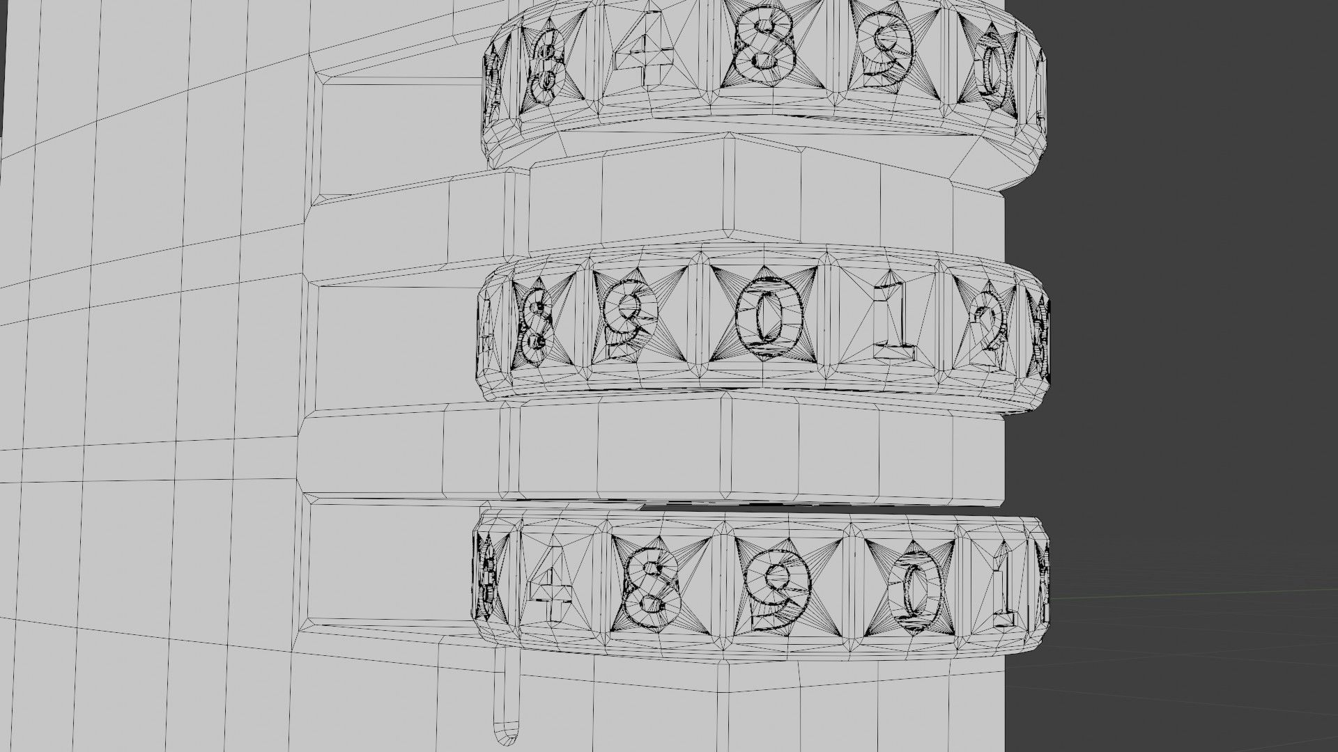 well modeled padlocks 3D model_15