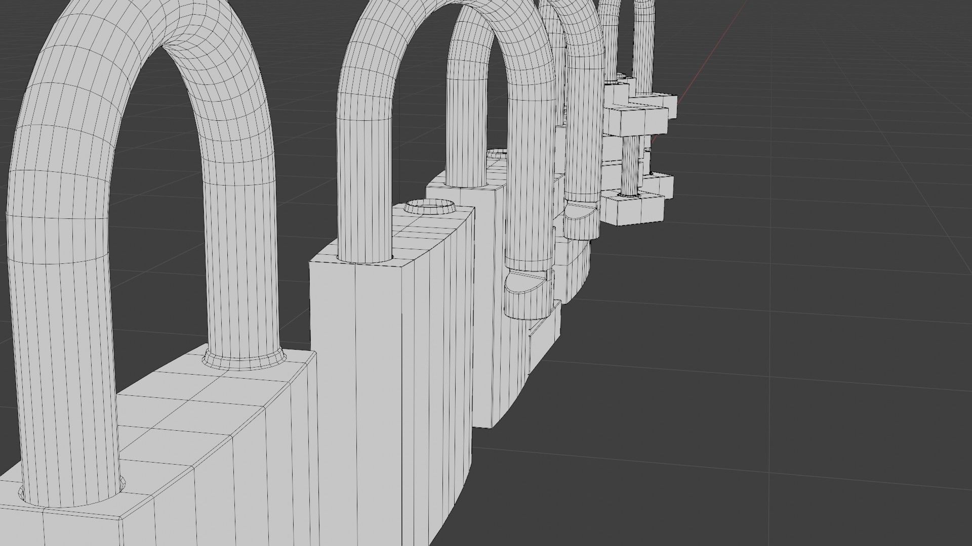 well modeled padlocks 3D model_14