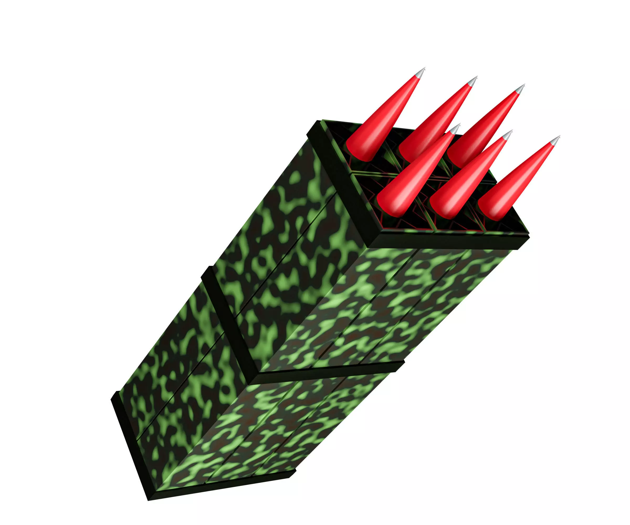 Manufacture and 3D modeling of a rocket 3D blender Low-poly 3D model