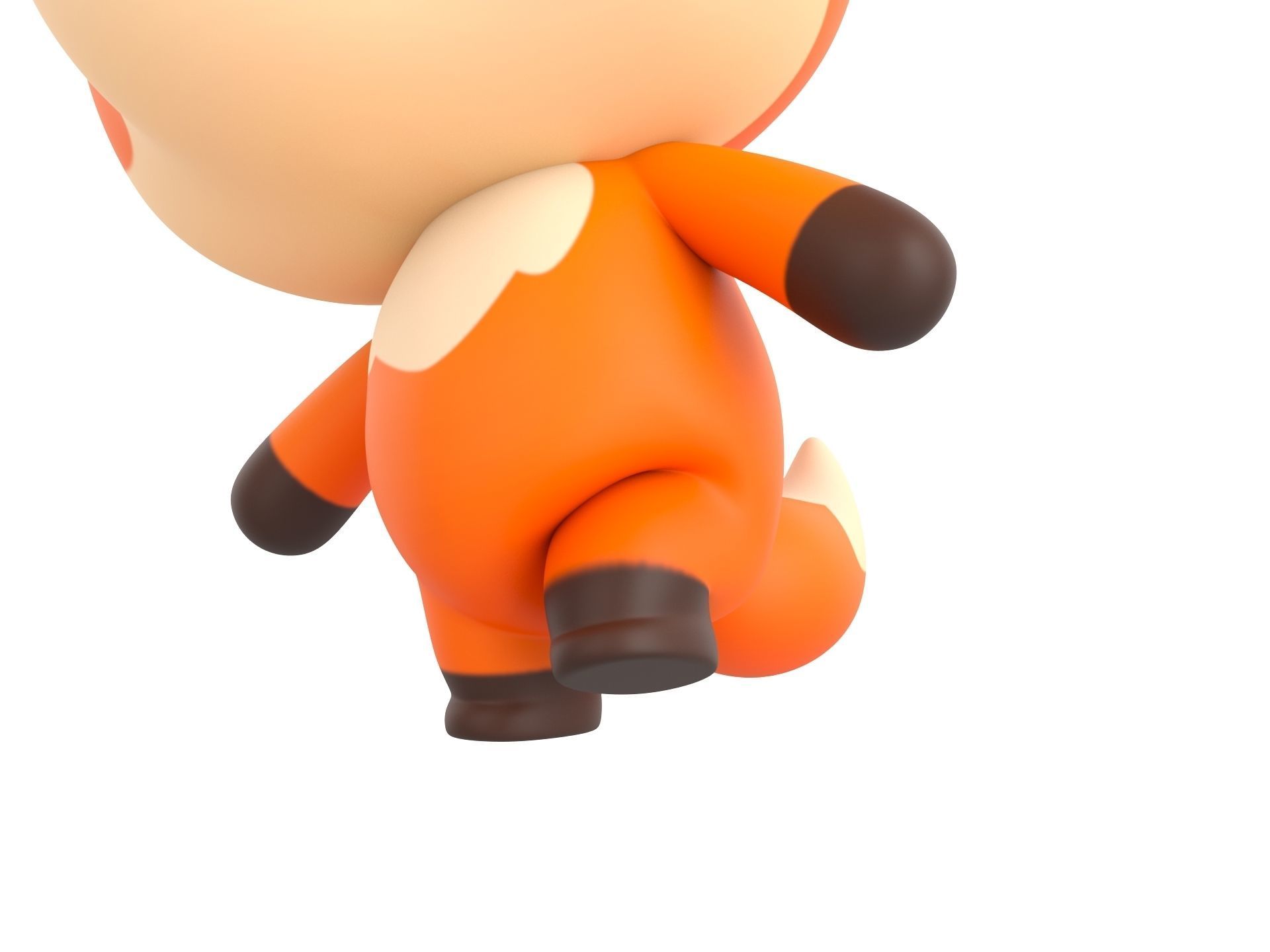 Character131 Rigged Fox 3D model_9