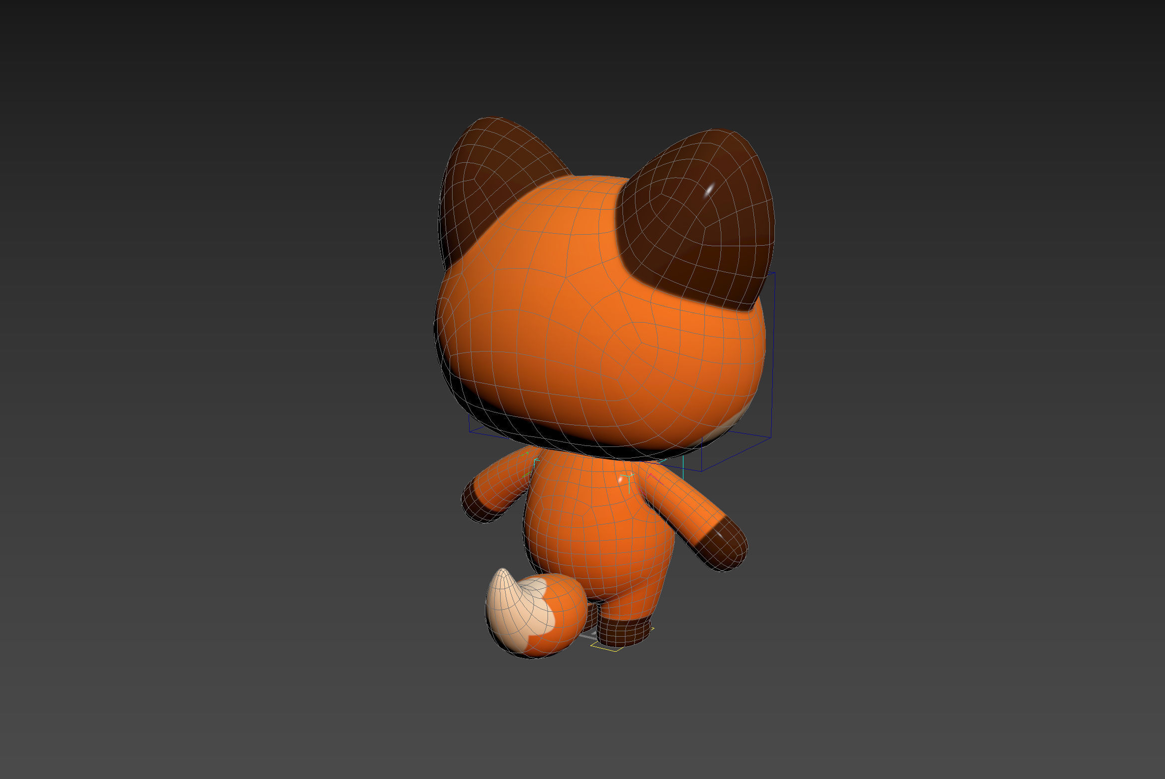 Character131 Rigged Fox 3D model_15