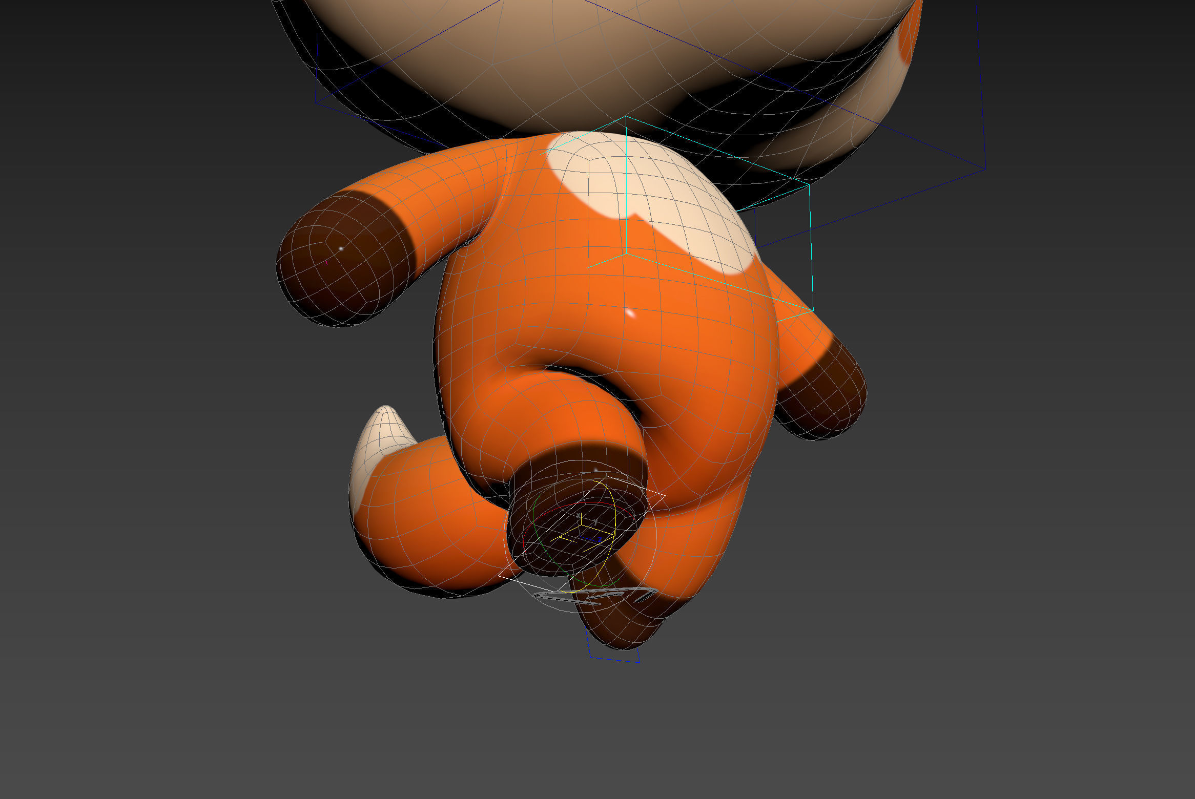 Character131 Rigged Fox 3D model_21