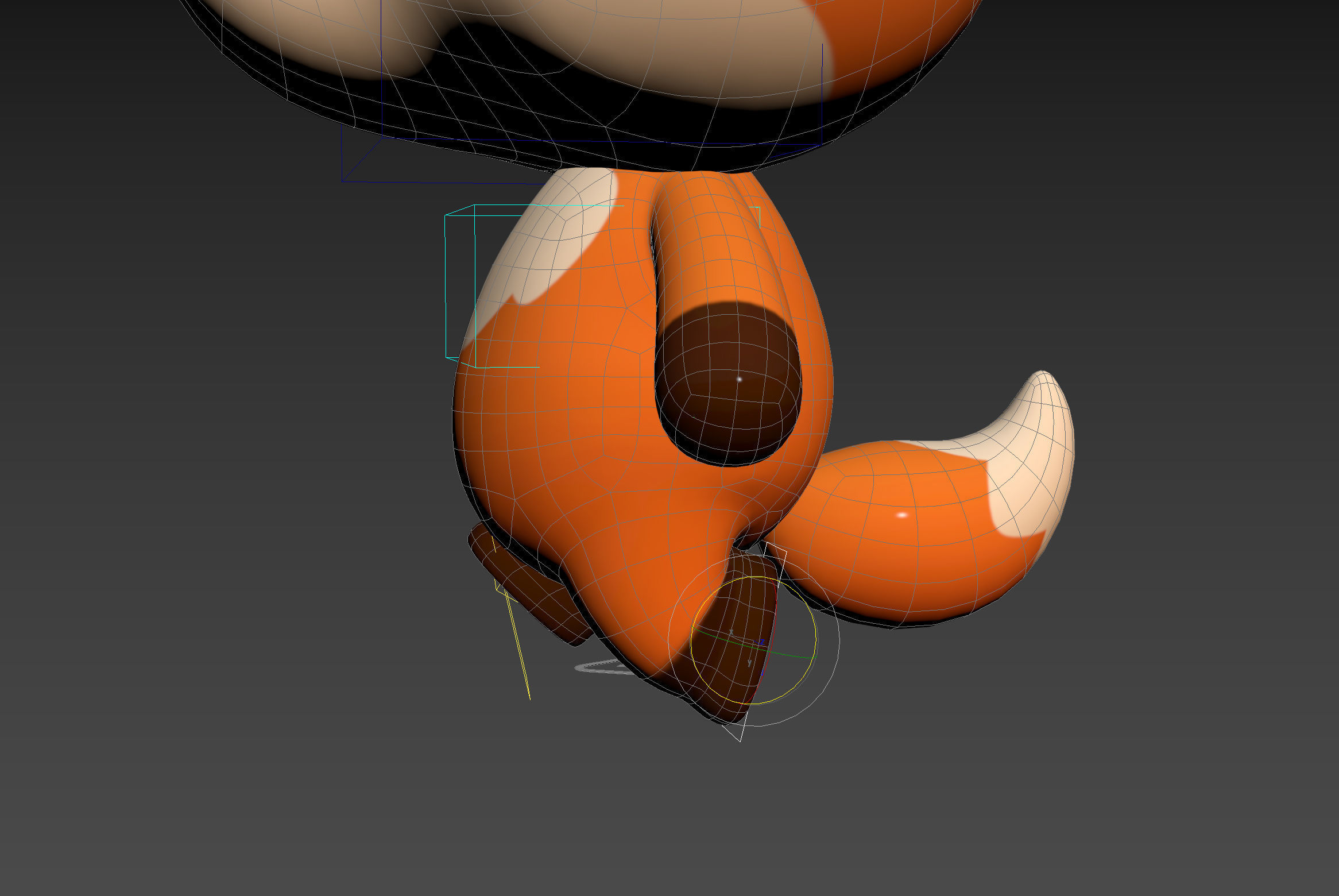 Character131 Rigged Fox 3D model_20