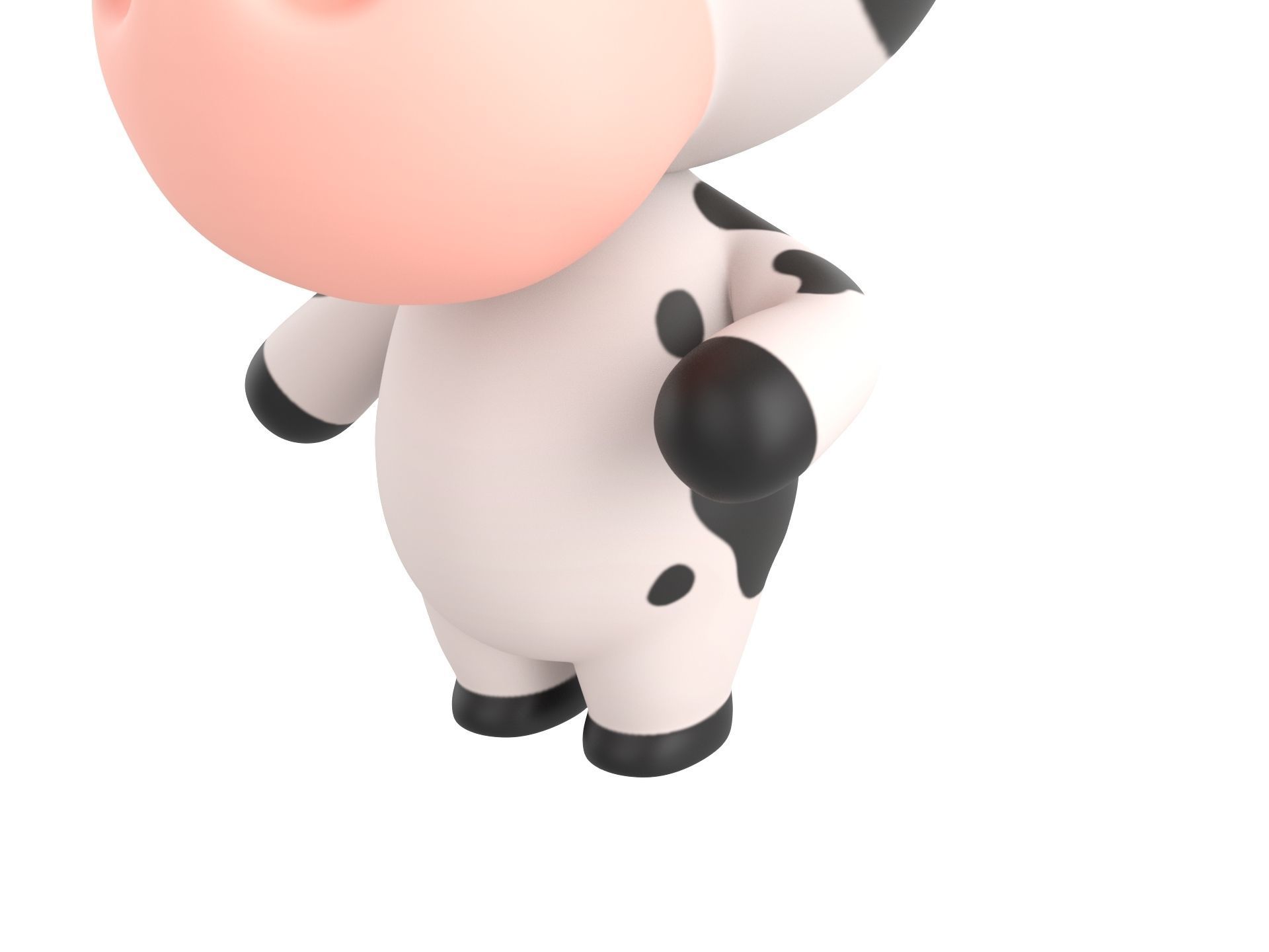 Character132 Rigged Cow 3D model_8
