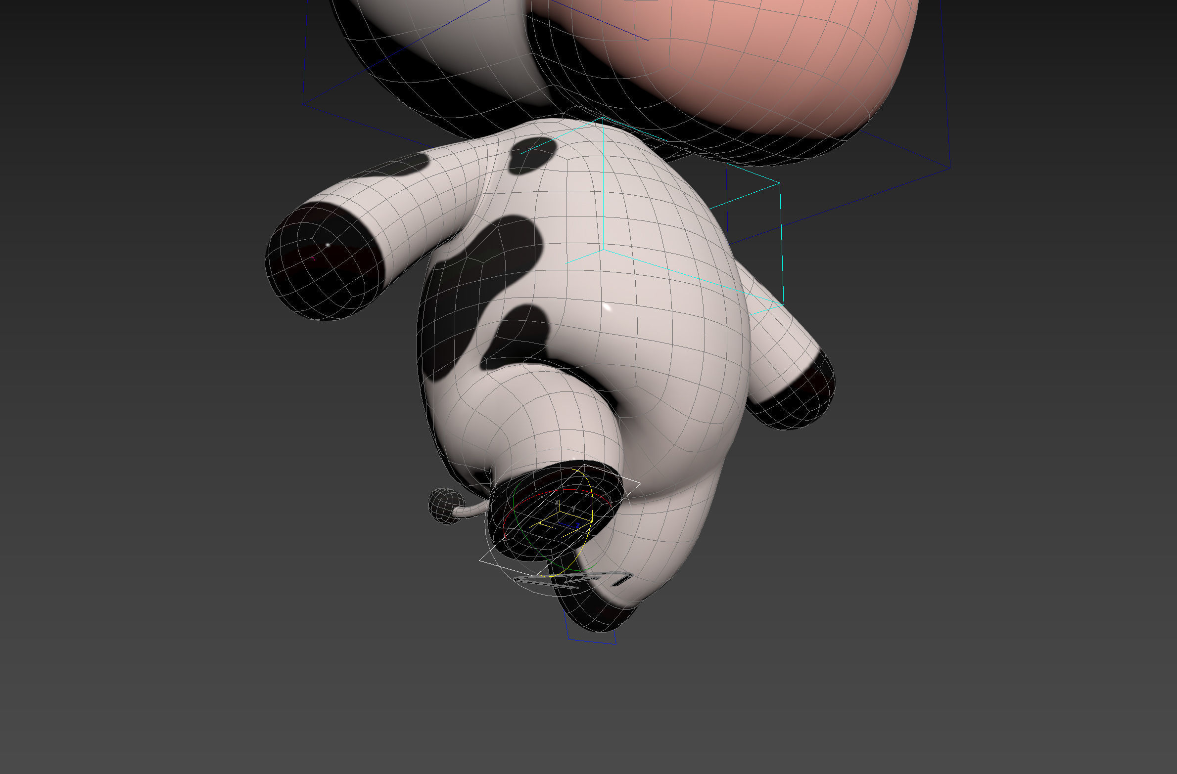 Character132 Rigged Cow 3D model_21