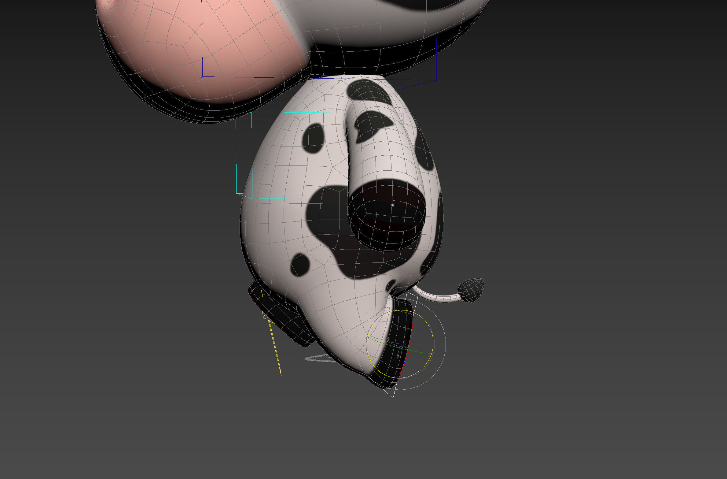 Character132 Rigged Cow 3D model_20