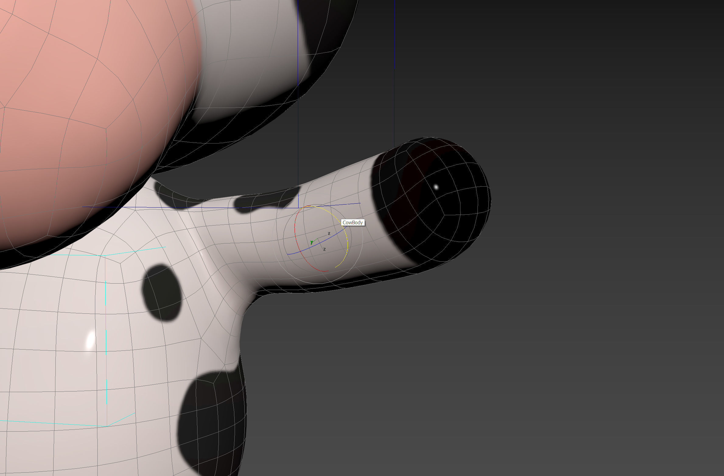 Character132 Rigged Cow 3D model_18