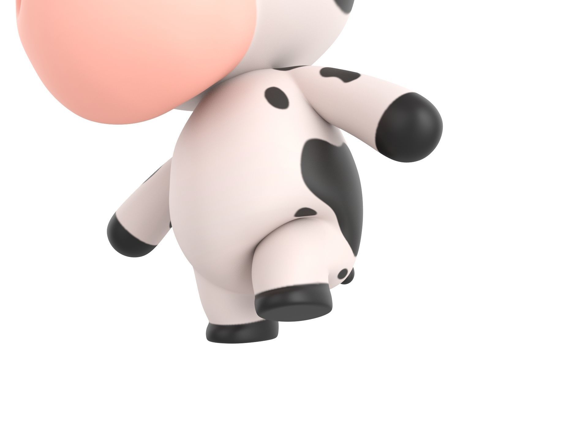 Character132 Rigged Cow 3D model_9