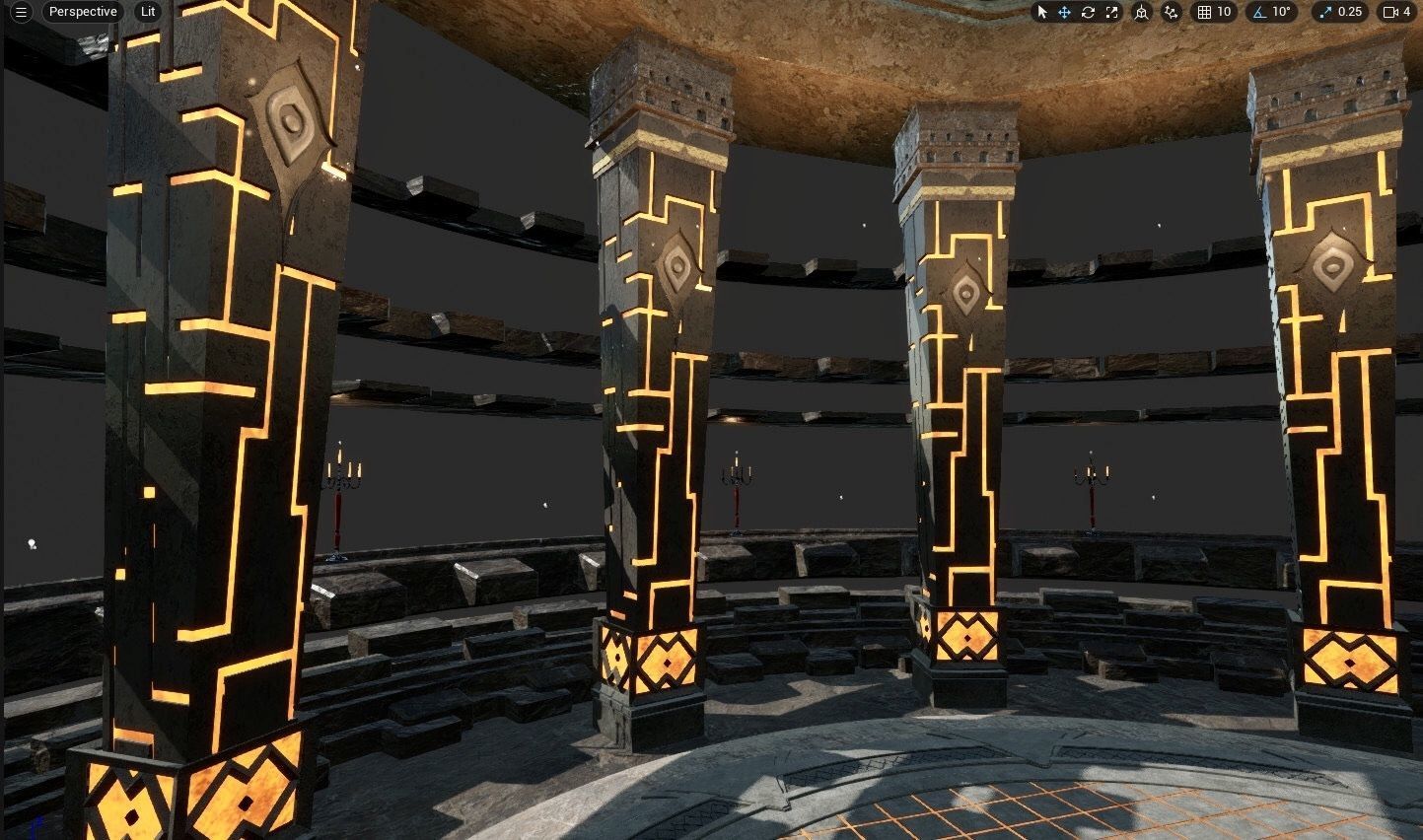 Altar Battle field 3D model_4