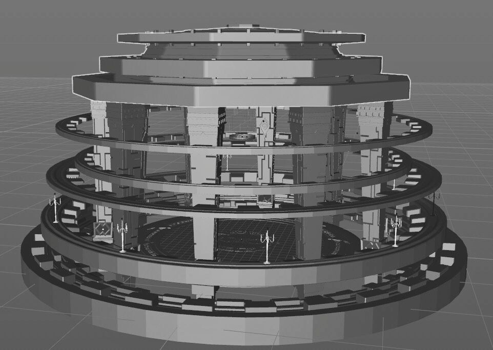 Altar Battle field 3D model_1