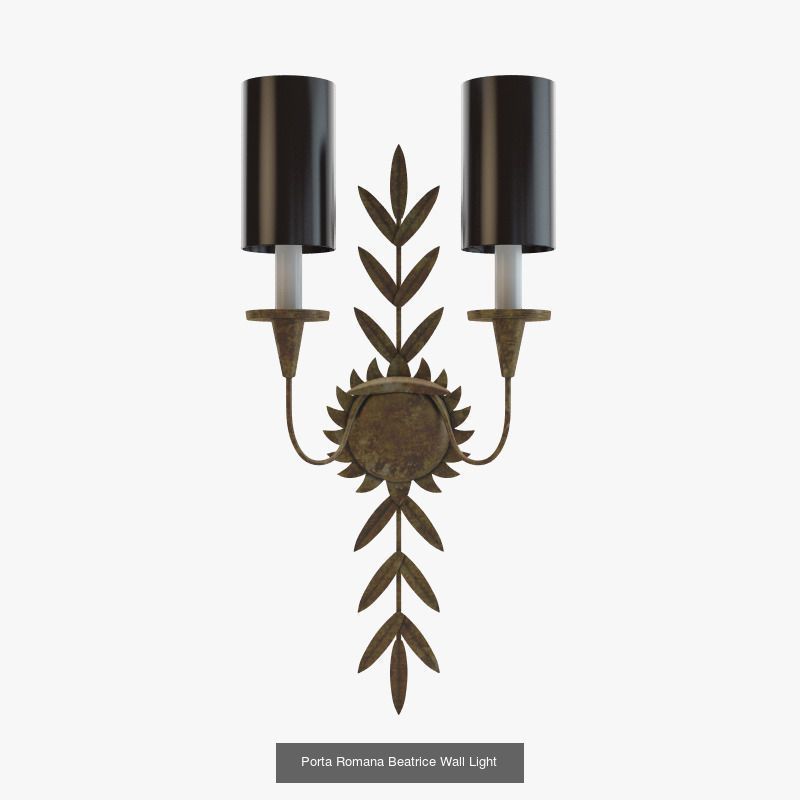 Porta Romana lamps 24 pcs 3D Model Collection_6