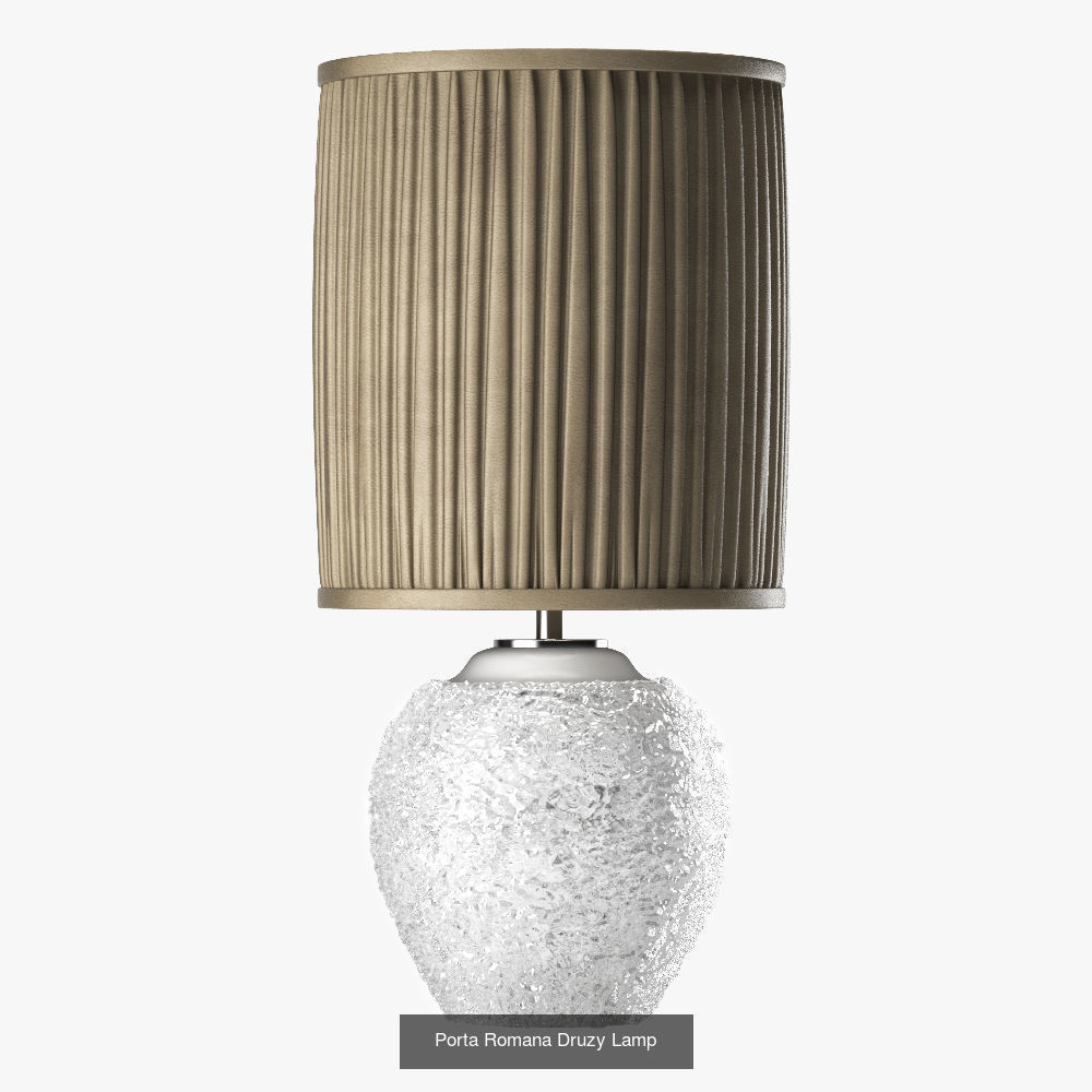 Porta Romana lamps 24 pcs 3D Model Collection_23