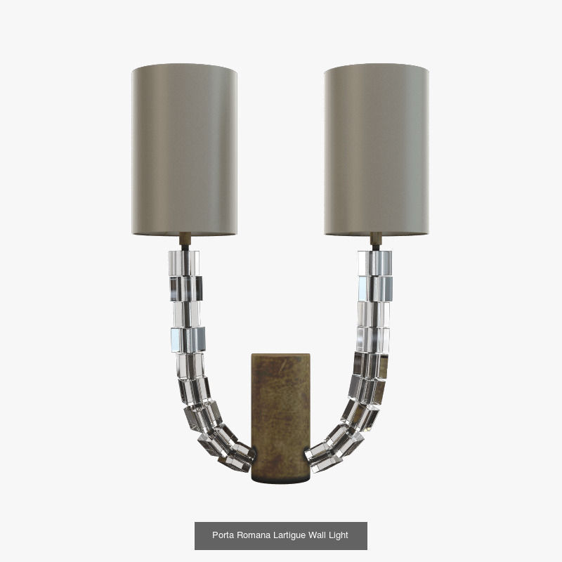 Porta Romana lamps 24 pcs 3D Model Collection_13