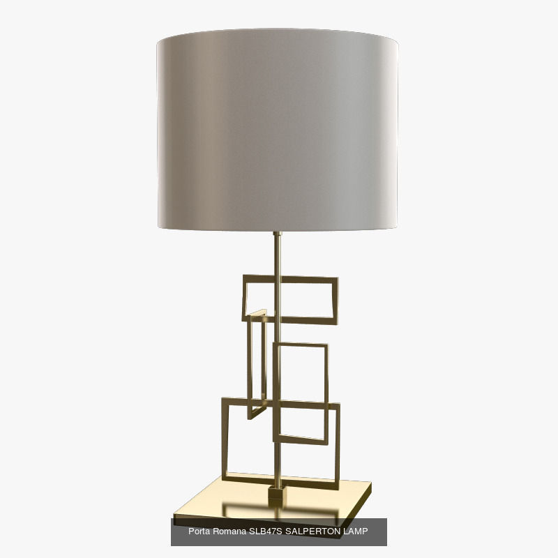 Porta Romana lamps 24 pcs 3D Model Collection_16