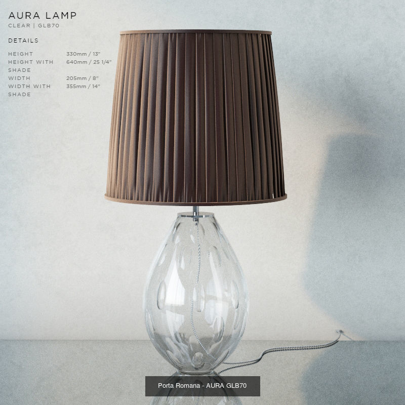 Porta Romana lamps 24 pcs 3D Model Collection_24