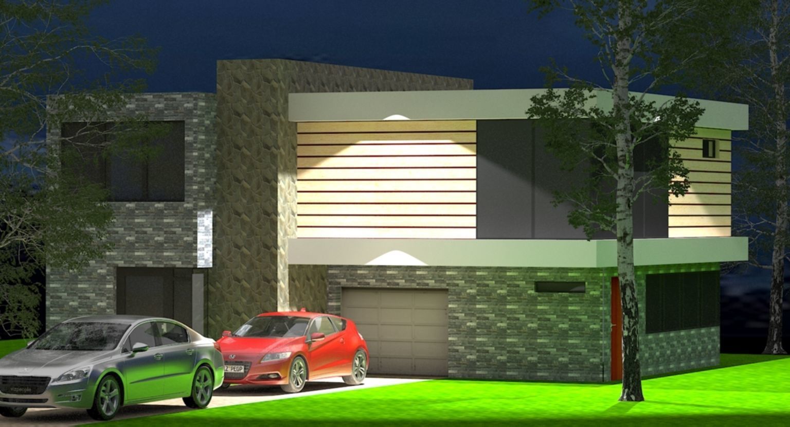 residential area 3d model 3D model_3